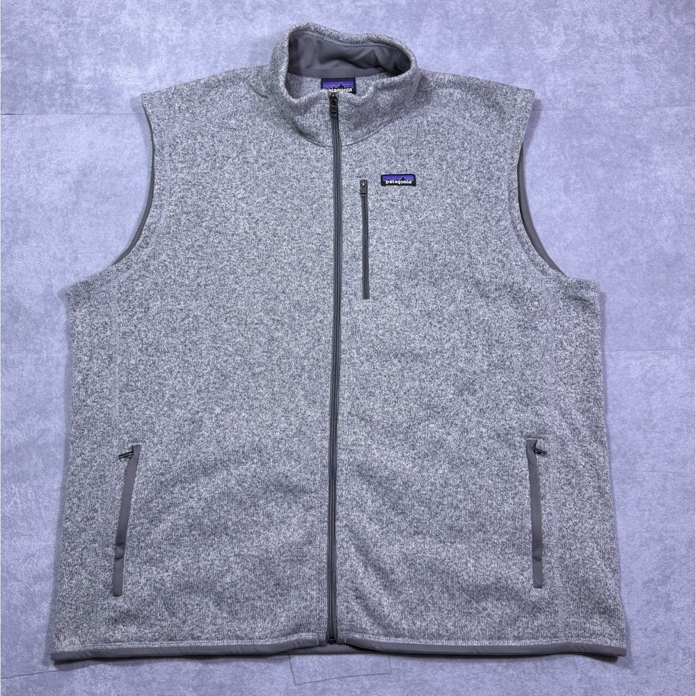Patagonia Vest Mens 3XL Better Sweater Full Zip Gray Gorpcore Woodsy Cabincore